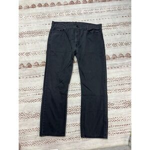 Levi's 550 Jeans Black Washed Relaxed Fit Women's Size‎ 38X30